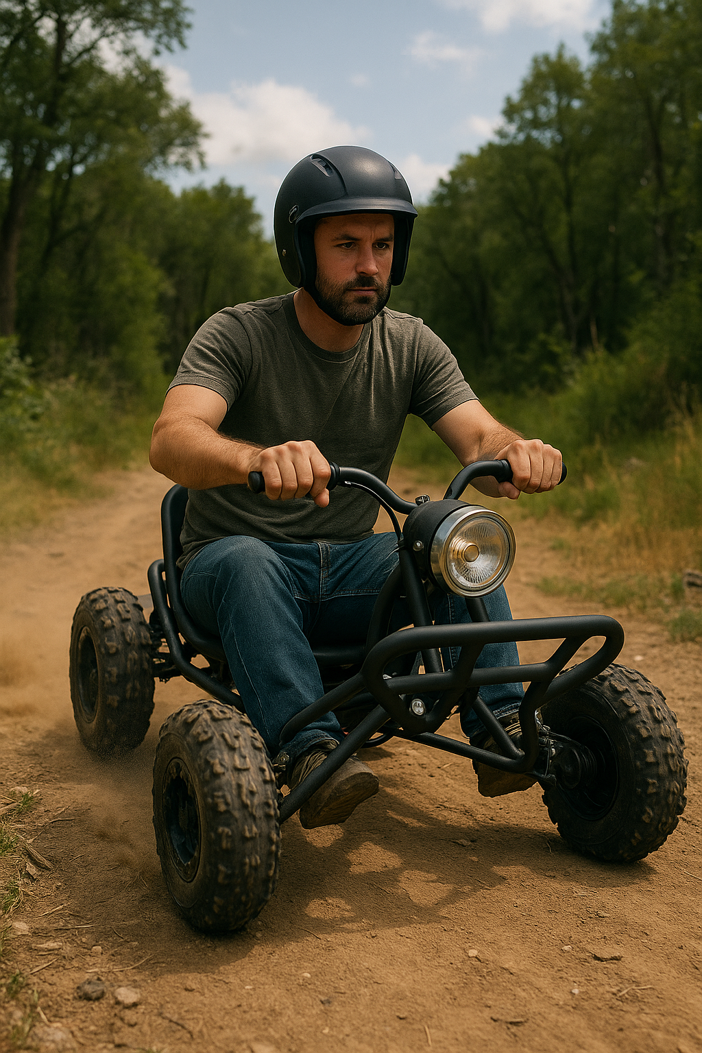 Electric version-All-terrain Off-road Racing Kart